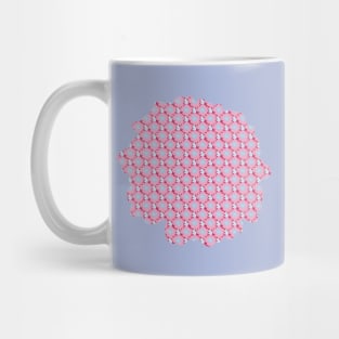 Daisy Floral Pattern Pink Mug